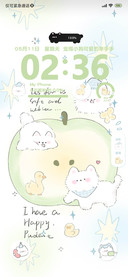 清新苹果小狗