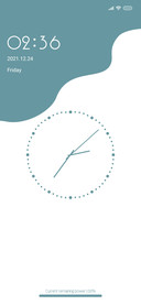 Minimalist clock