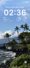 清新海风椰影