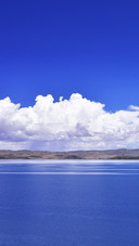 The Blue Sky and White Clouds of Namtso