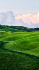 Amidst the greenery of tuscany