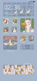 轻拟态可爱憨憨鸭