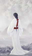 Girl With Long Hair in Ancient Costume