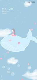 Roaming whale