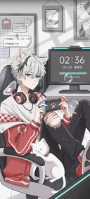 电玩猫系少年