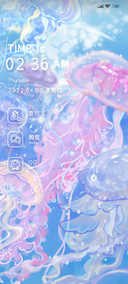 深海梦幻水母