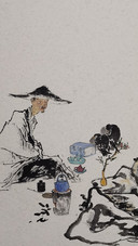 以茶入画  以画释茶
