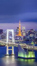 Rainbow Bridge and Tokyo Bay