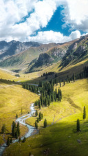 Mistakenly entering a secret wilderness of the tianshan