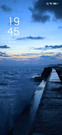 Clouds waves rise