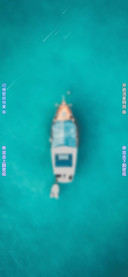 绿色静谧海洋