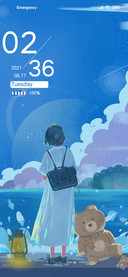 Sea and girl
