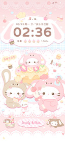 ins软萌兔头猫猫