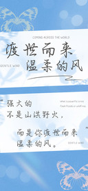 渡世而来温柔的风