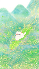 可爱的精灵猫咪-锐景创意