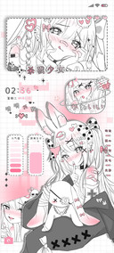 千禧风病娇甜漫少女