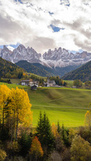 Dolomites woke up in early autumn