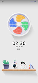 趣味书桌 昼夜换图