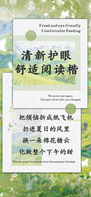 清新护眼舒适阅读楷