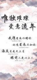 唯独璀璨爱意流年