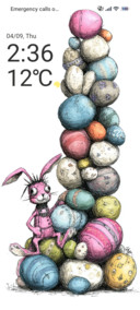 Bunny and eggs