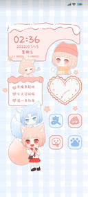 狐系少女小组件