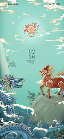 Dragon and unicorn