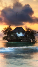 The early morning in zanzibar