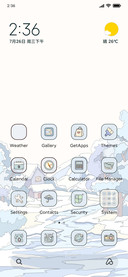 Winter widget
