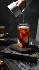 The coffee in the cup