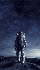 Astronaut in Deep Space