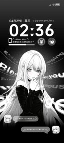 重感黑白夜色少女