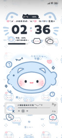 多图蓝白小猫