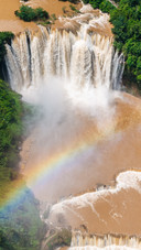 Yunnan Luoping Jiulong Waterfall Rainbow