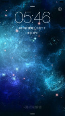 都市星空【ios密码界面滑动解锁+音乐界面】
