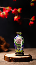 Cloisonne on Black Background