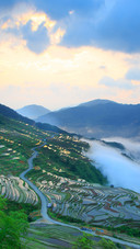 The Mountains Are Covered with Terraces