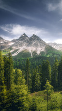 The summer mountain secret realm of arosa