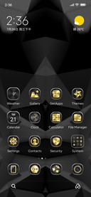 Minimal Black Geo