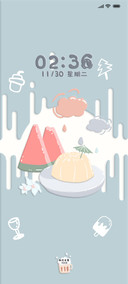 黏土风 水果party