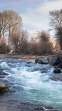Snake river in the united states in winter