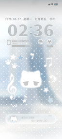 韩系波点雨滴小猫