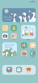加油鸭鸭 小组件