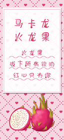 马卡龙火龙果