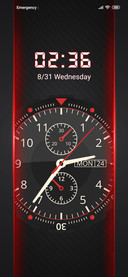 Red black watch