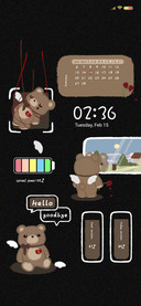 broken heart bear