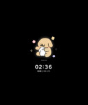 线条小狗等天晴
