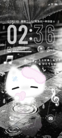 os雨夜忧郁小猫