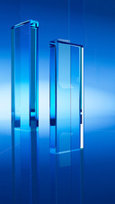 Shining crystal column