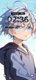 凌乱的少年